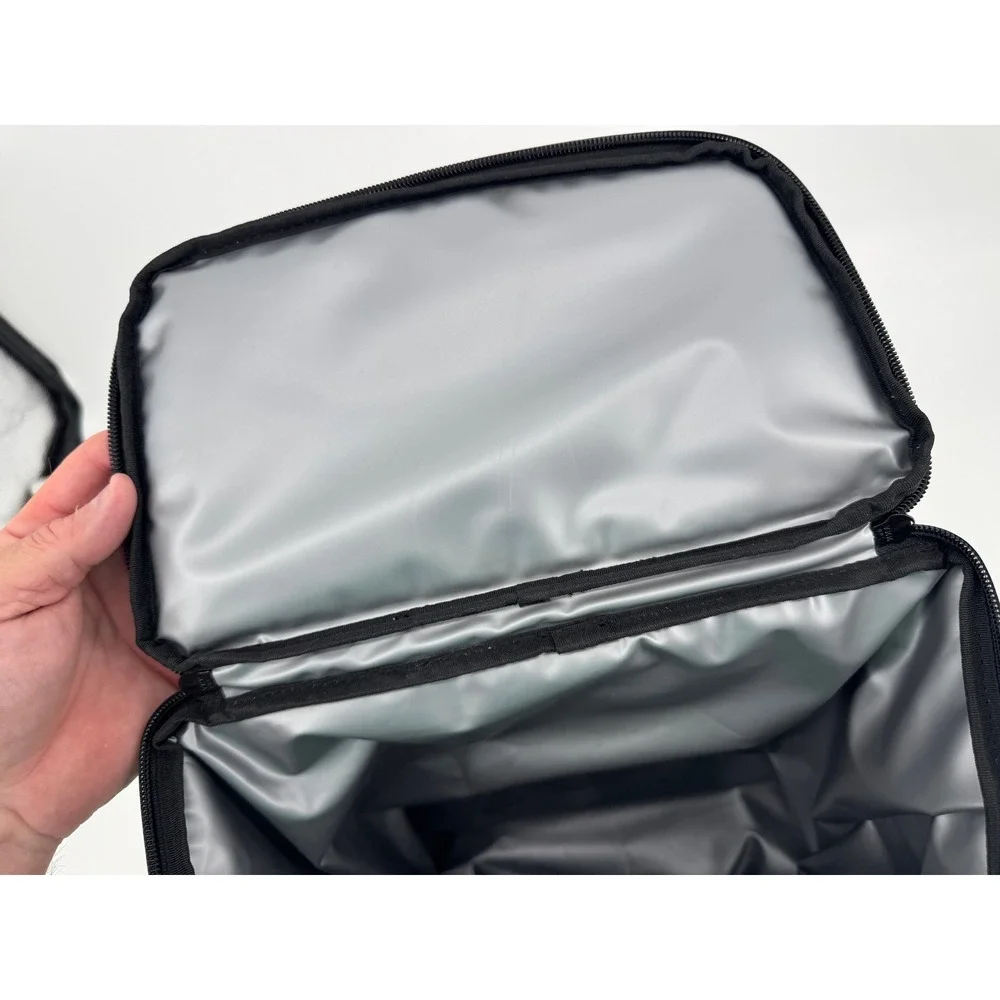 Stitch Golf Insulated Cooler Bag Unisex OS Black Durable YKK Zipper Sport Travel